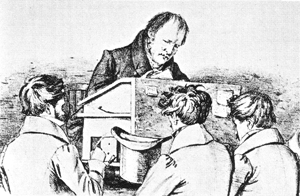 Hegel lecturing